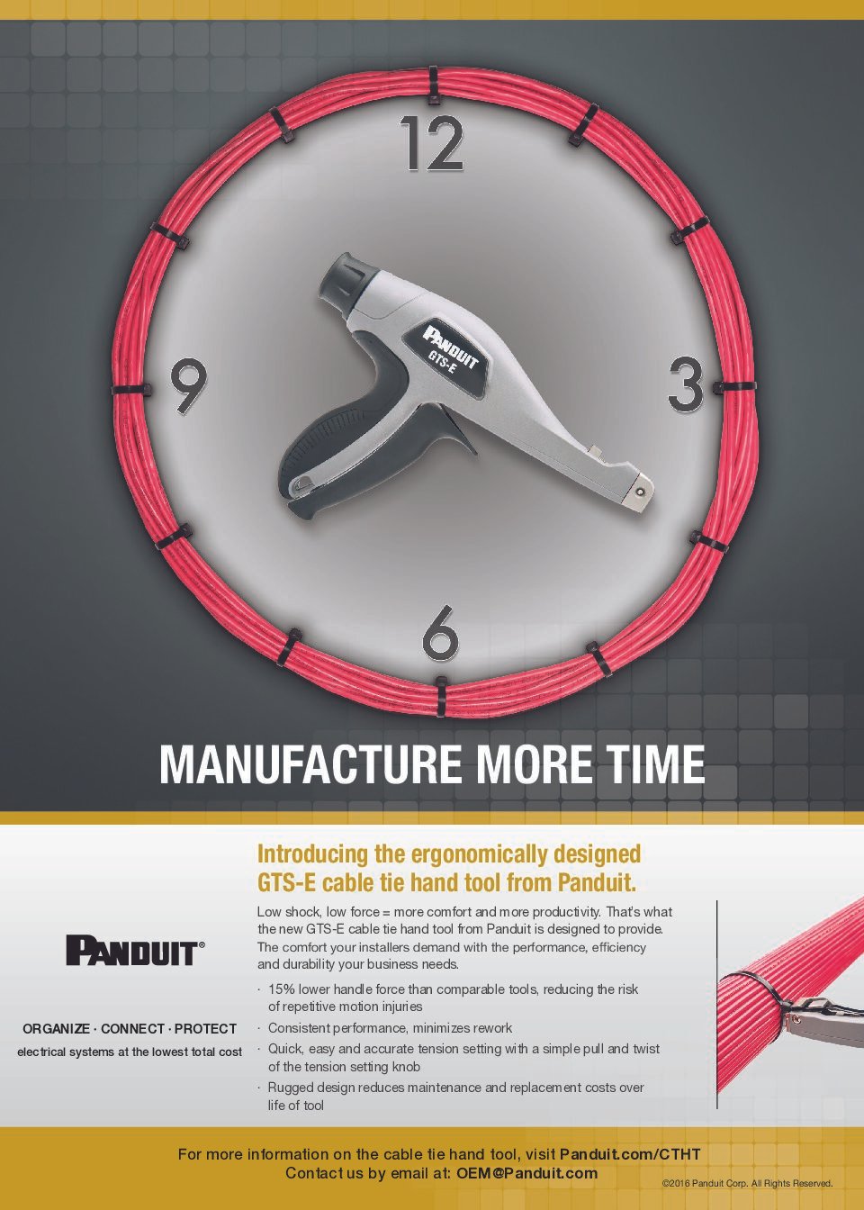 Panduit GTS-E print ad