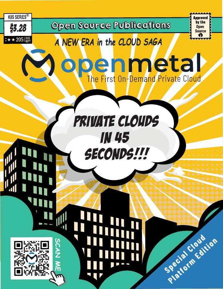 OpenMetal: A New Era in the Cloud Saga comic book cover